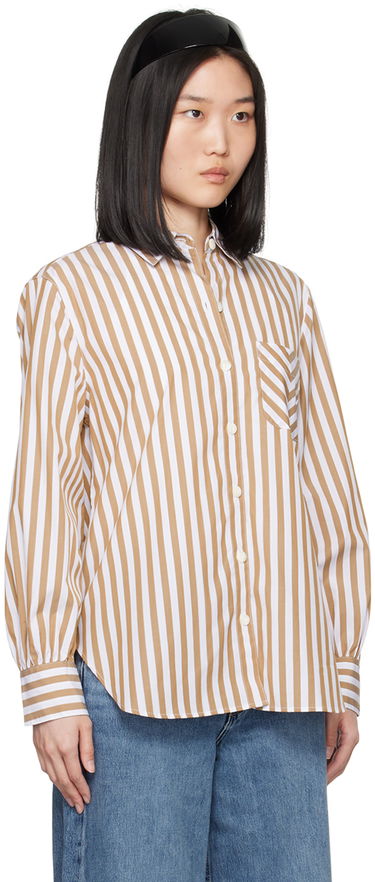 Košeľa rag & bone Rag & Bone Maxine Striped Shirt Zelené | WAW23SA041ZE41, 4
