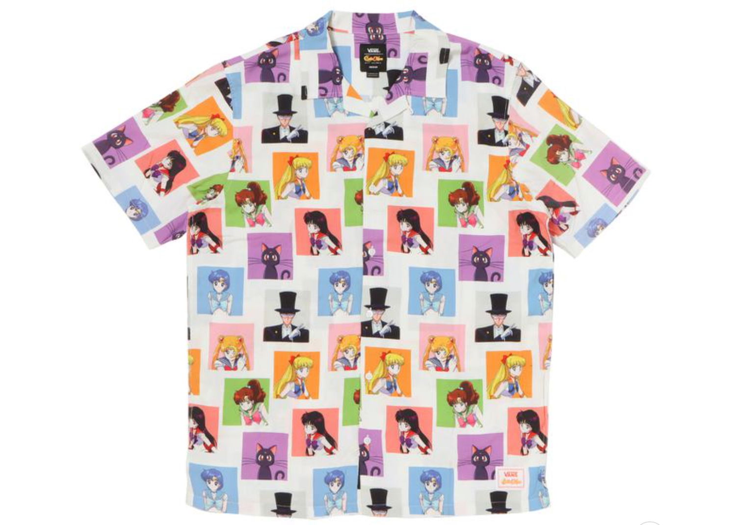 Košeľa Vans Pretty x Guardian Sailor Moon Graphic Shirt White Rôznofarebný | VN0000AFWHT, 0