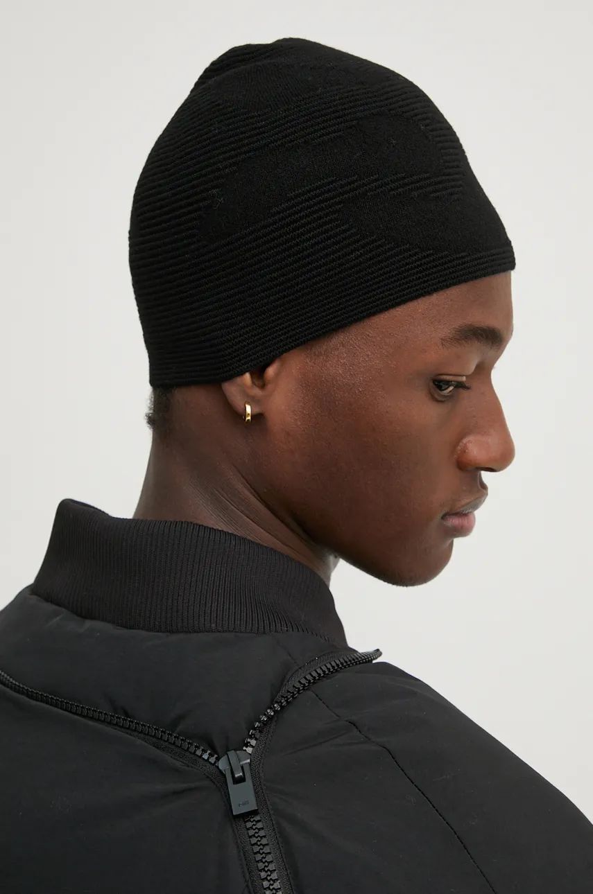 Kulicha HELIOT EMIL Thin Knit Beanie Čierna | AW24.16.108.BLK01, 1