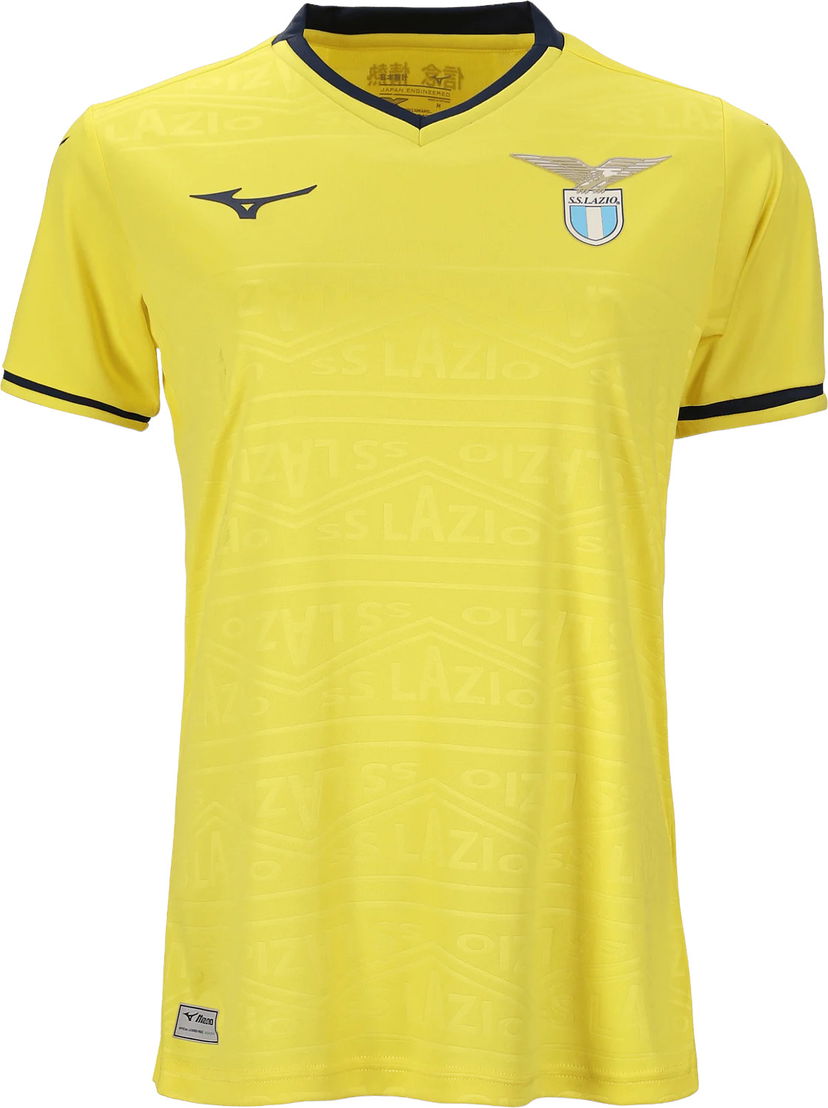 Dres Mizuno Lazio Roma Jersey Away 2024/25 Žltá | p2gabx08-43