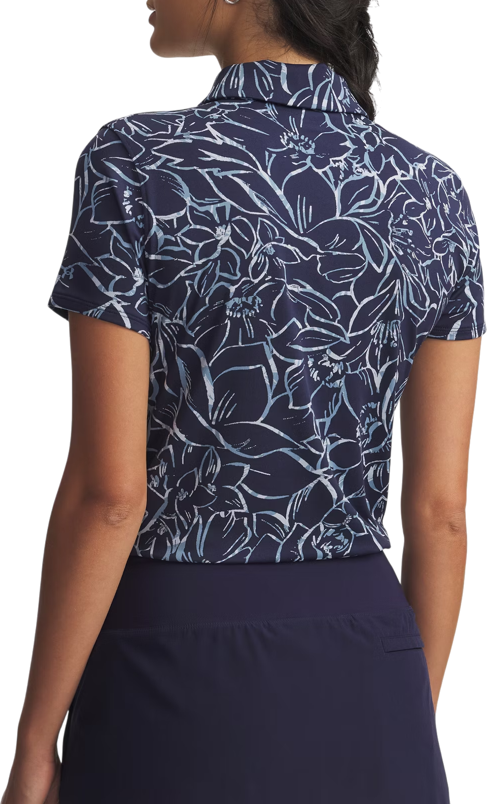 Polo tričko Under Armour Playoff 3.0 Floral Printed Polo Navy | 1387148-411, 1