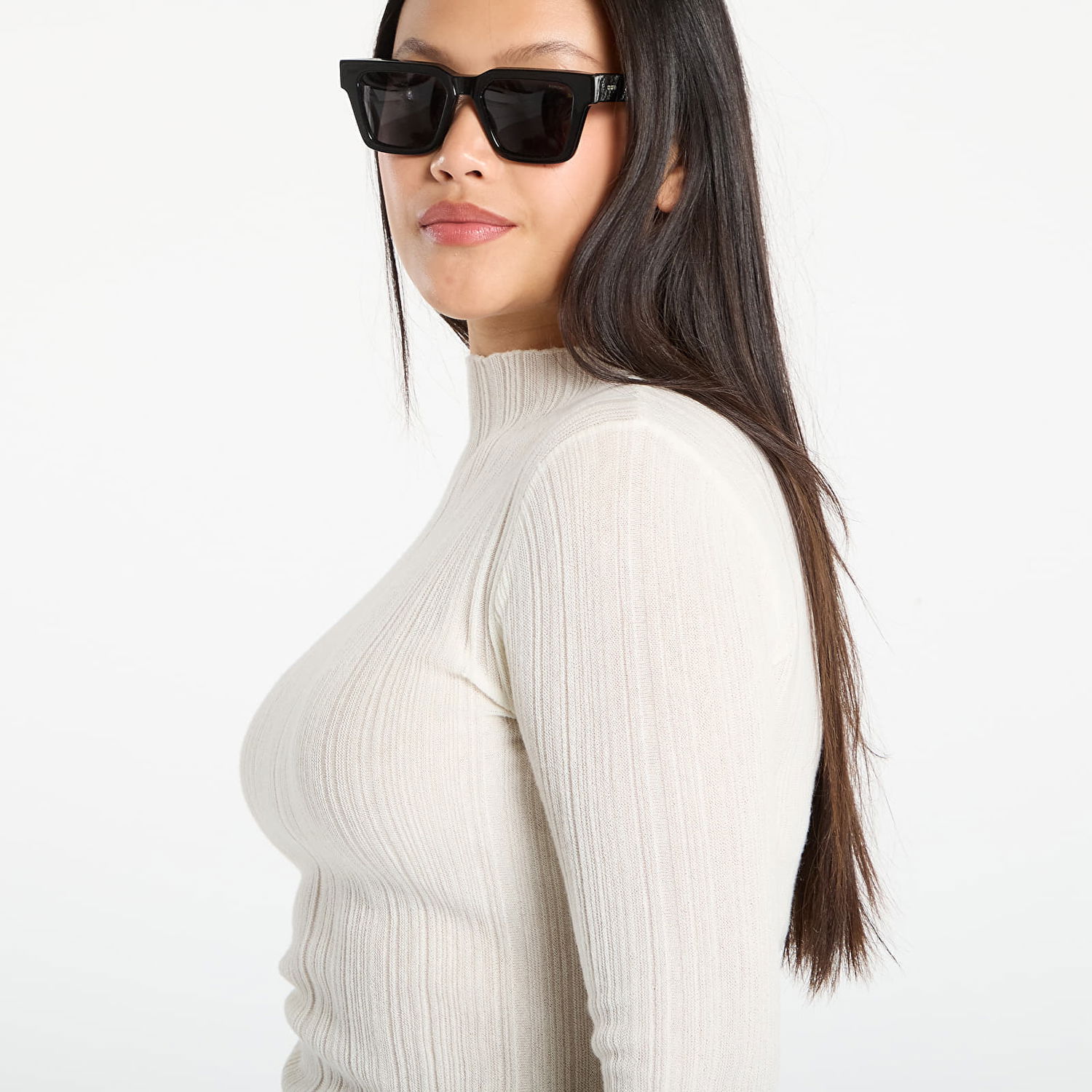 Sveter Samsoe Samsoe Samsøe Samsøe Sajose Turtleneck Sweater Biela | F25300022_CLR000289, 1