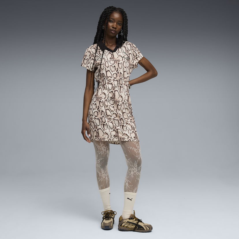 Šaty Puma A$AP ROCKY Snakeskin Print Short-Sleeve Polo Dress Rôznofarebný | 633416_36