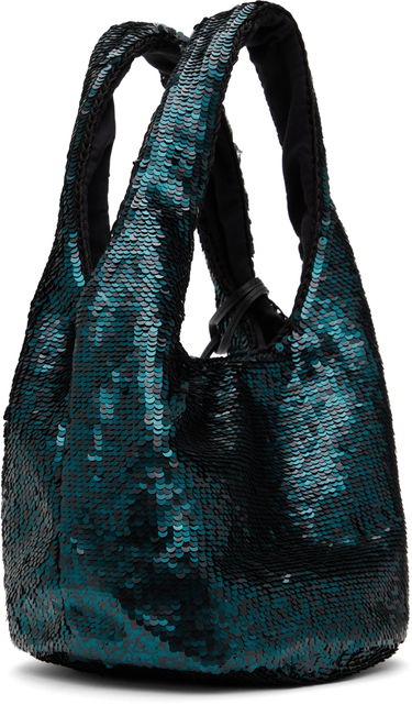 Kabelka JW Anderson JW Anderson Mini Sequin Shopper Bag Zelené | HB0728-FA0230, 2
