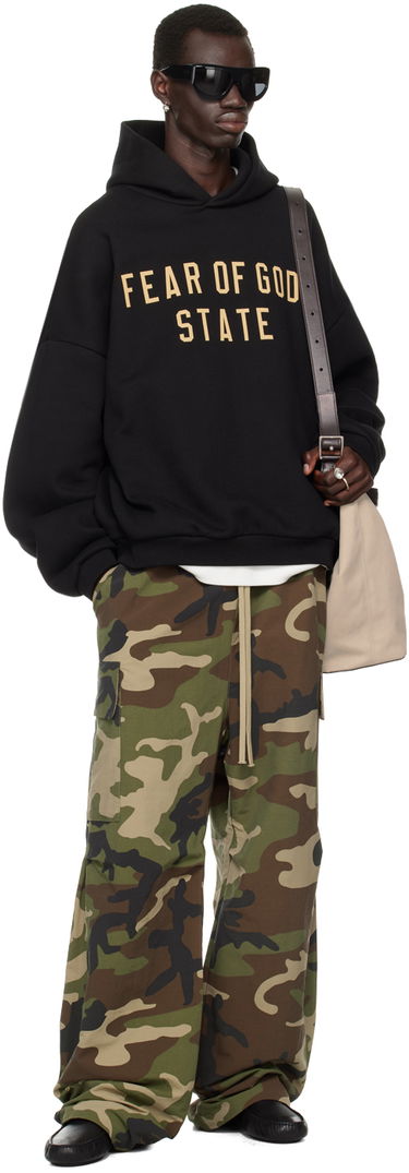 Mikina Fear of God Fear of God ESSENTIALS Printed Logo Hoodie Čierna | 192BT246250F, 4