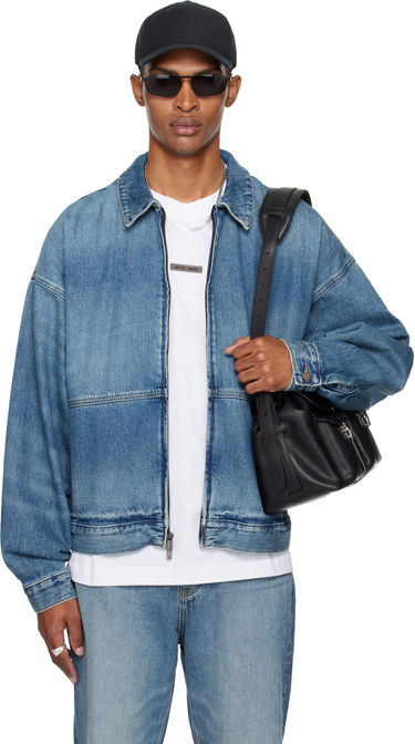Bunda Fear of God Fear of God ESSENTIALS Denim Trucker Jacket Modrá | 202SP254270F, 0