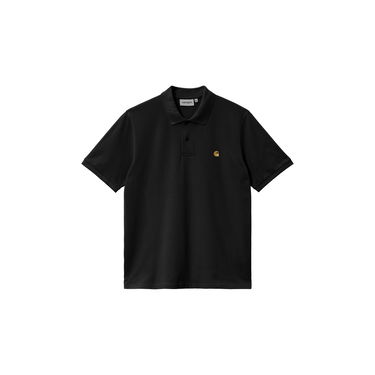 Polo tričko Carhartt WIP S/S Chase Pique Polo Shirt Čierna | I023807_00F_XX, 6