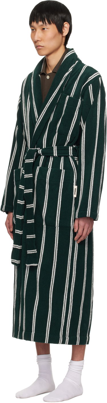 Kabáty TEKLA Tekla Terry Classic Bathrobe Zelené | CB-FOGRST, 3