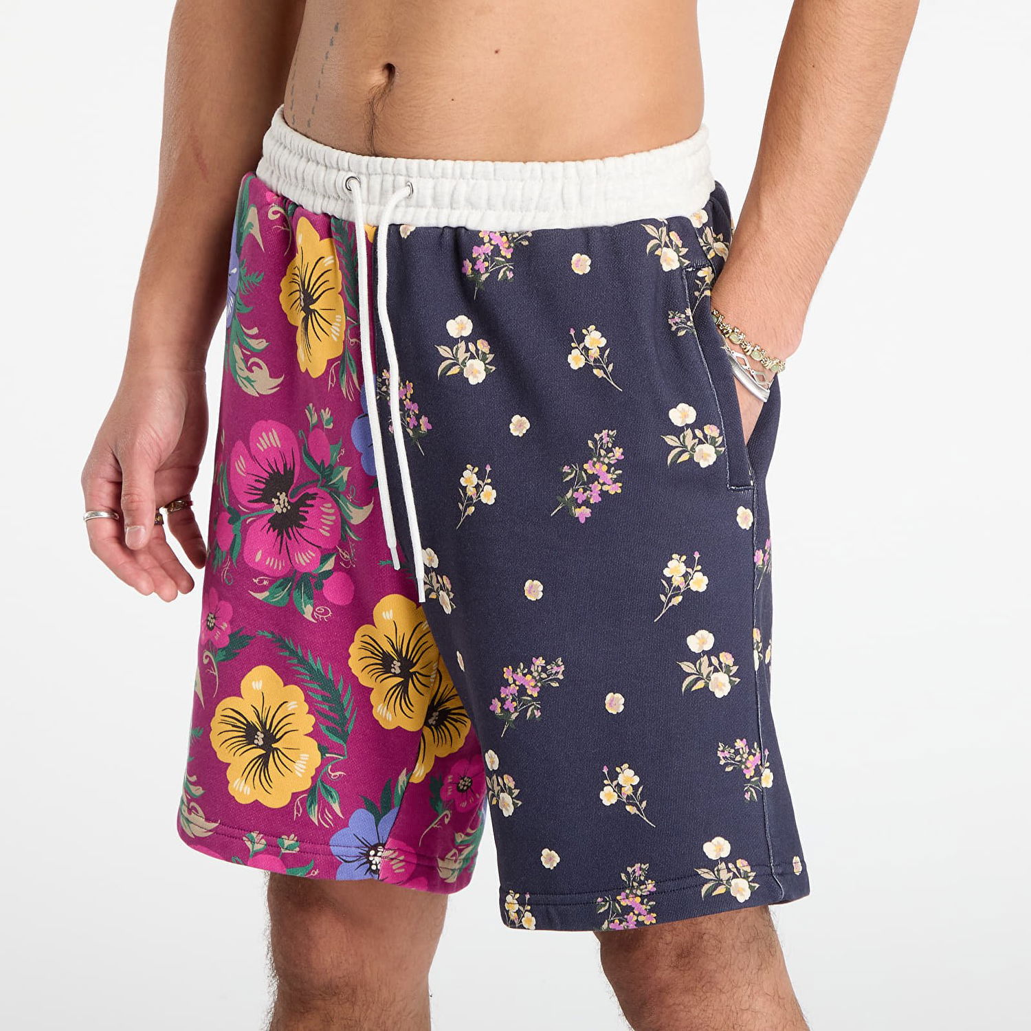 Šortky Patta Floral Patchwork Shorts Rôznofarebný | POC-AW25-2010-325-0023-084, 1