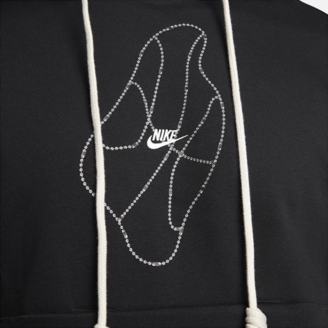Mikina Nike Dri-FIT Standard Issue Pullover Basketball Hoodie Čierna | DQ6103-010, 1