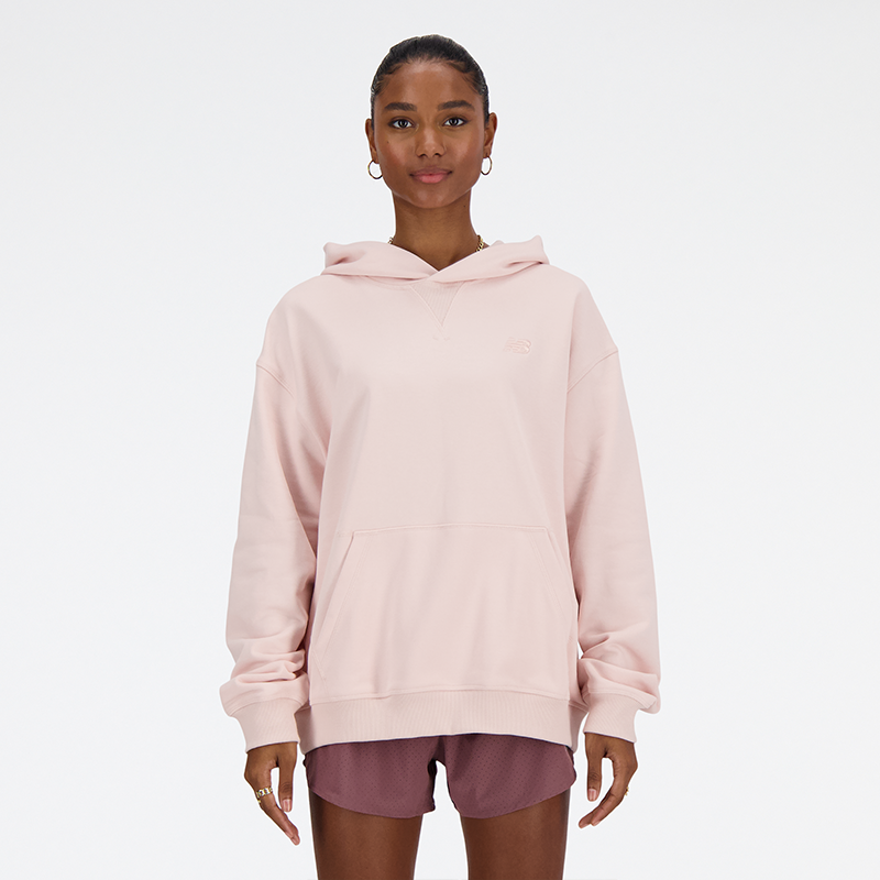 Mikina New Balance hoodie Béžová | WT41537OUK, 0