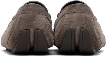 Tenisky a topánky FERRAGAMO Salvatore Ferragamo Gancini Ornament Driver Loafers Šedá | 778798, 1