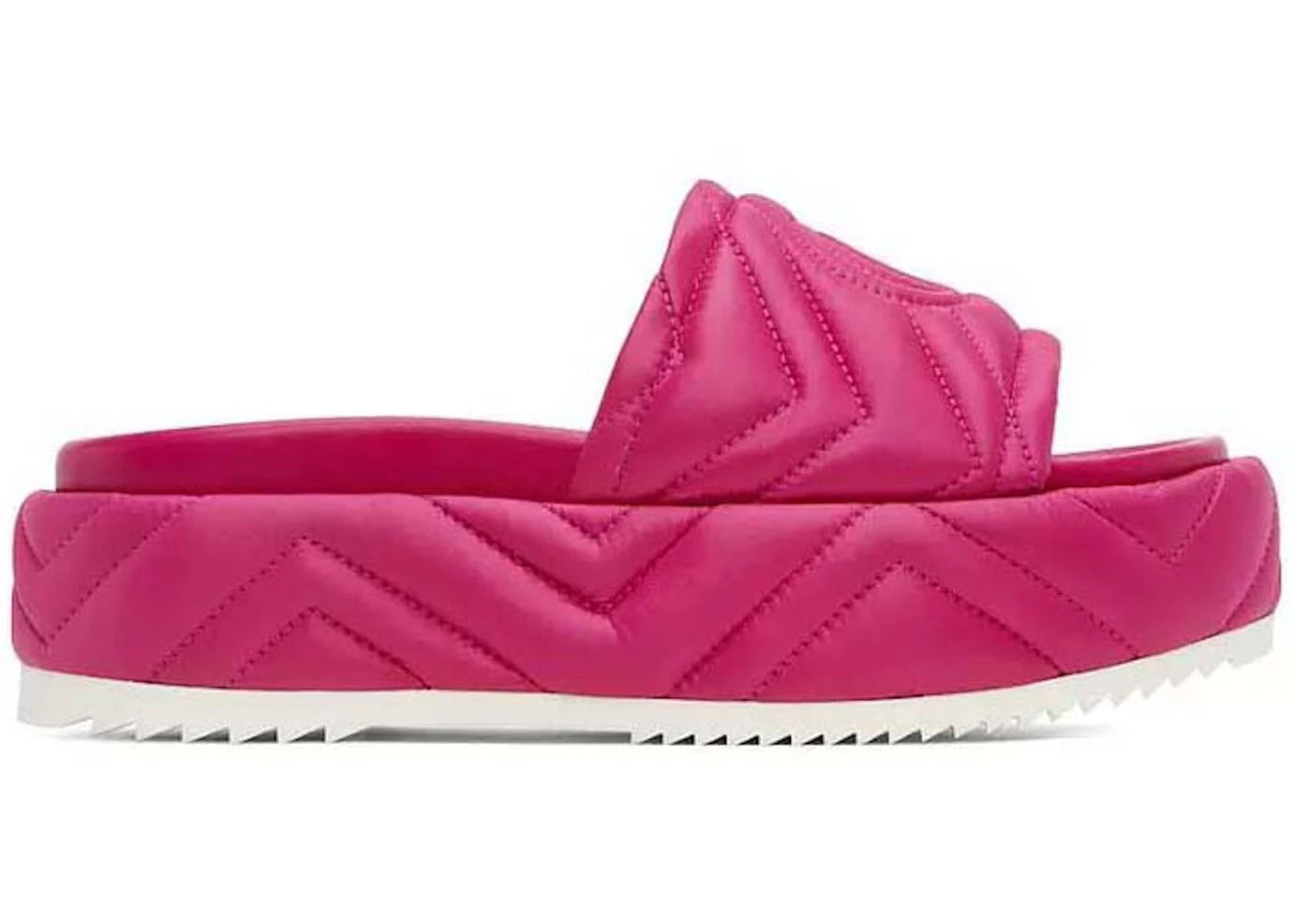 Tenisky a topánky Gucci Quilted Angelina Platform 55 mm Sandal Lovely Pink W Ružová | 723382 FQL00 5422, 0