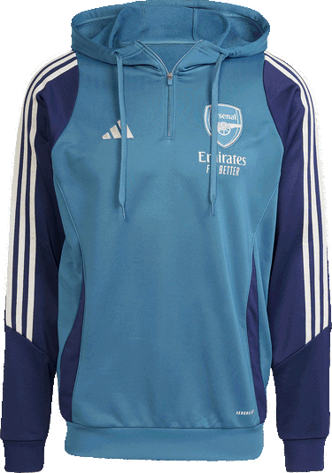 Mikina adidas Originals Arsenal FC TR Training Hoodie Modrá | jj1794, 0