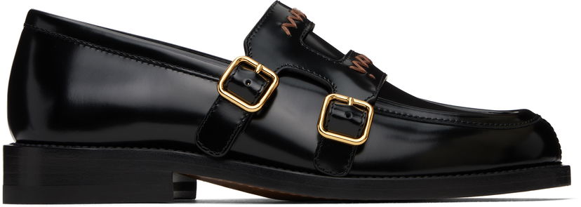 Oblečenie Marni Marni Bambi 3.0 Double Buckle Loafers Čierna | MOMS006002 PS679