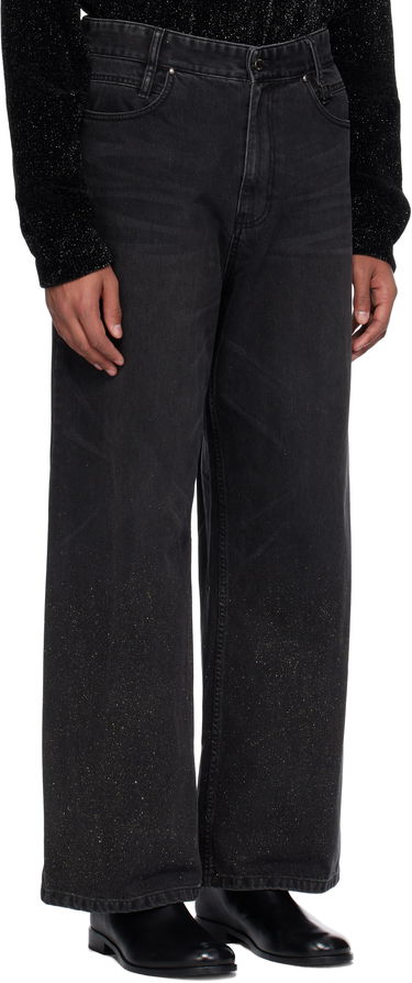 Džínsy WOOYOUNGMI Wide Jeans Modrá | W243PT23, 4