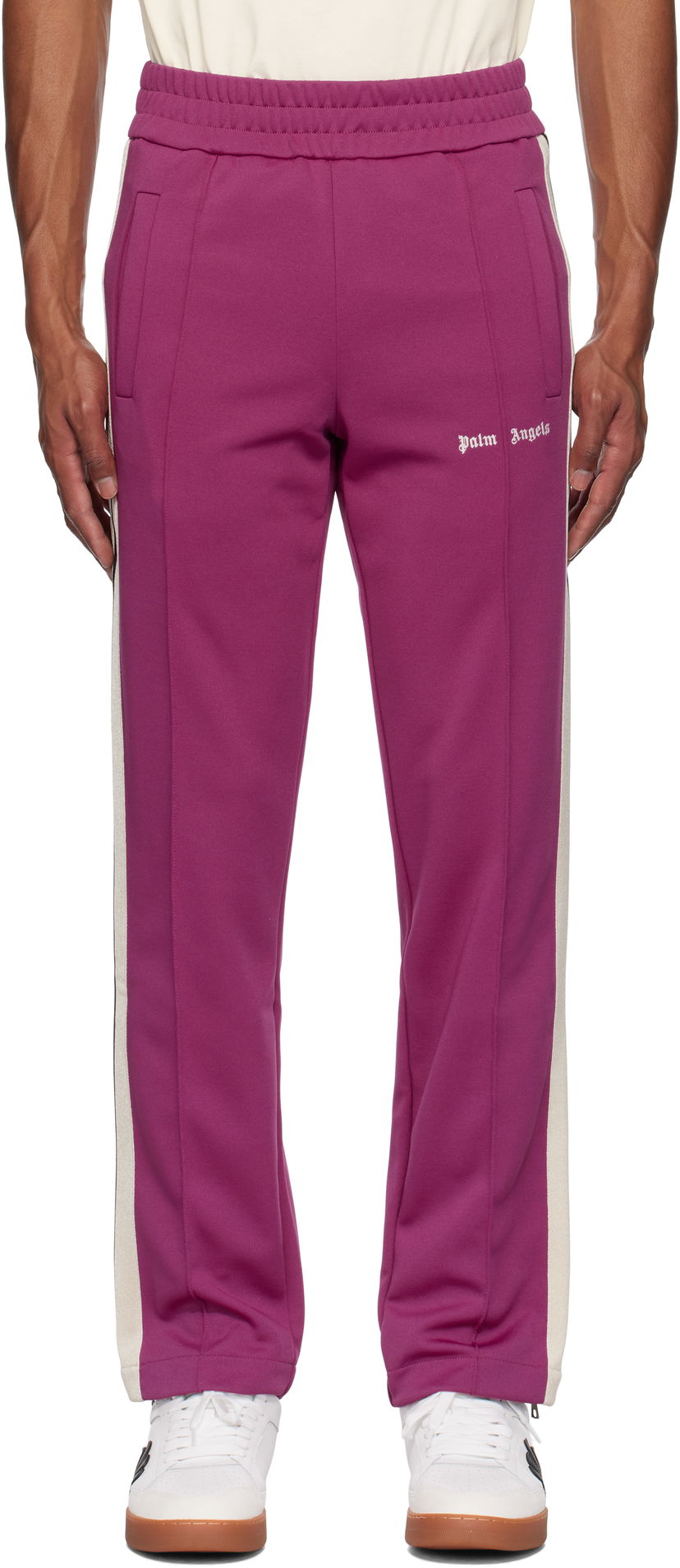 Tepláky Palm Angels Classic Logo Track Pants Fialová | PMCJ020F24FAB0033703