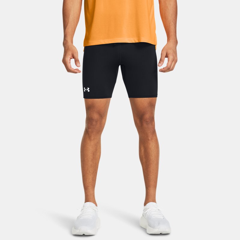 Šortky Under Armour Launch Tights in ½-Länge für Herren Schwarz / Schwarz Čierna | 1384546-001, 0