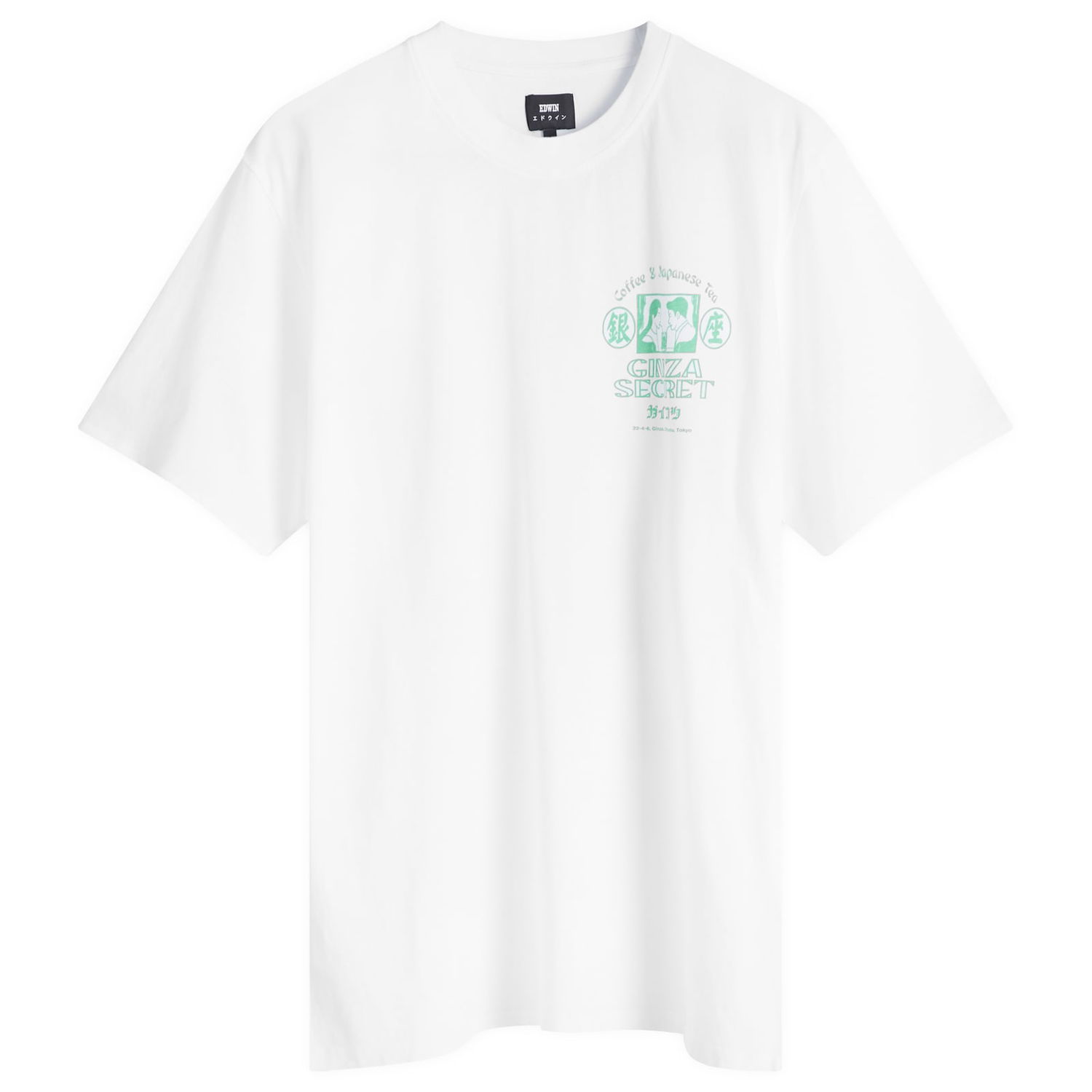 Tričko EDWIN Secret T-Shirt Biela | I034183-0267, 0