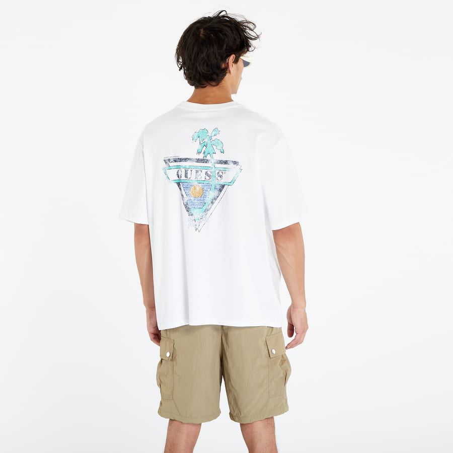 Tričko GUESS Go Palms Tee Biela | M3YI43K9XF1-G011, 1