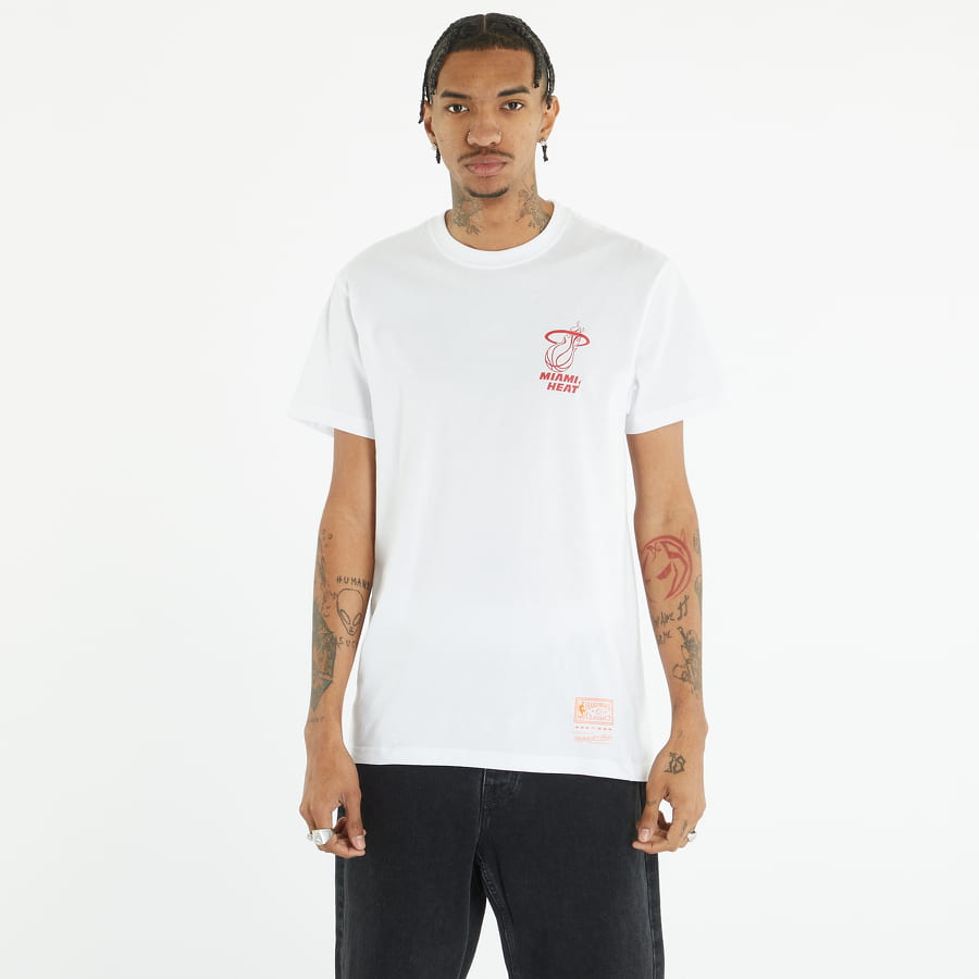 Tričko Mitchell & Ness NBA Merch Take Out Tee Biela | BMTRINTL1234-MHEWHIT, 1
