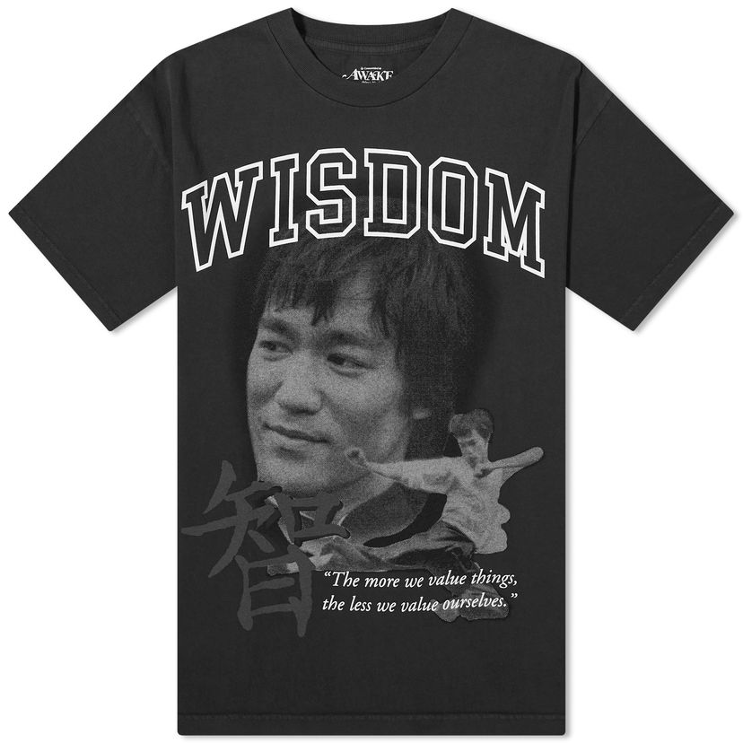 Tričko Awake NY Bruce Lee T-Shirt Čierna | AWK-FW23-TS006-WBK