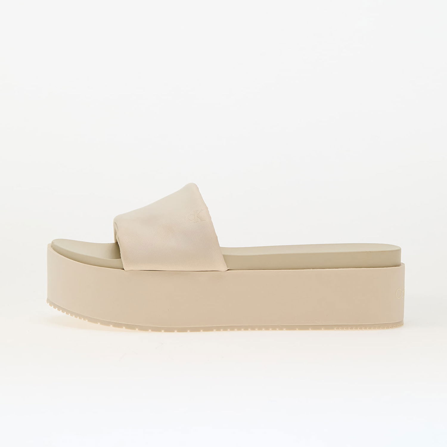 Tenisky a topánky CALVIN KLEIN Flatform Sandal Slid Beige Béžová | YW0YW01791 AEO, 0