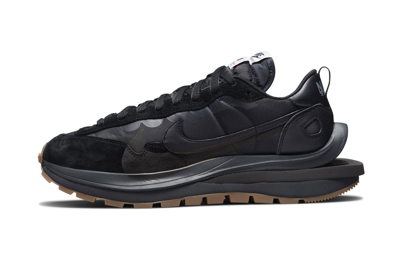 sacai x Nike VaporWaffle "Black/Gum"