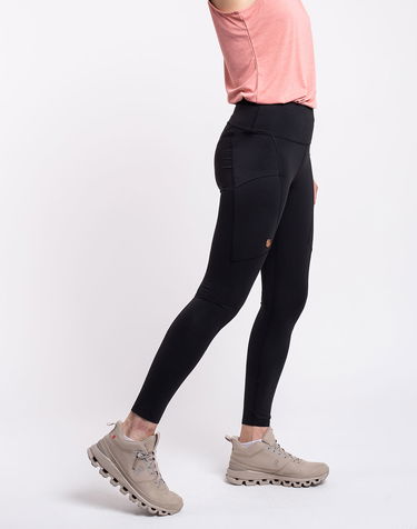 Legíny FJÄLLRÄVEN Abisko Tights Čierna | 84773-550, 2