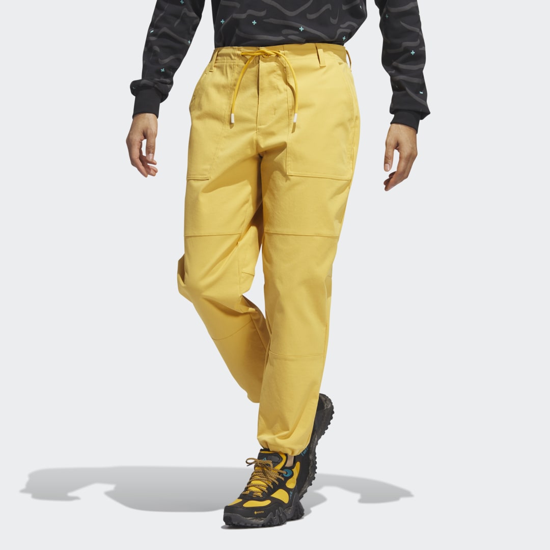 Tepláky adidas Performance Adicross Golf Trousers Žltá | IB1968, 1