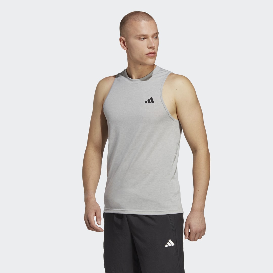 Tielko adidas Performance Train Essentials Feelready Training Tank Top Šedá | IC6950, 0