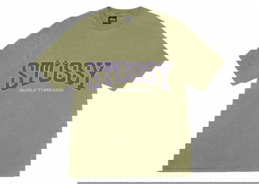 Tričko Stüssy Threads Pigment Dyed T-Shirt Biela | 1905027, 2