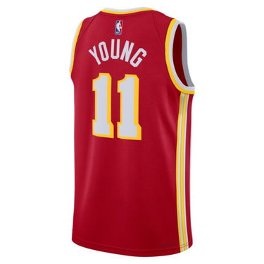 Dres Nike Atlanta Hawks Icon Edition 2022/23 Dri-FIT NBA Swingman Jersey Červená | DN1995-657, 2