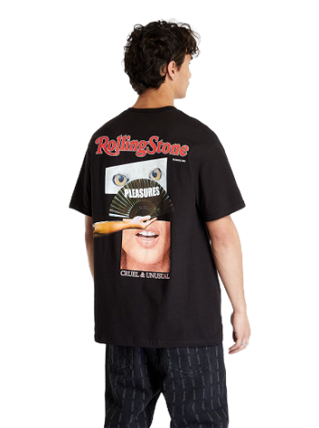 Pleasures Rolling Stone T-Shirt P23SU056 BLACK