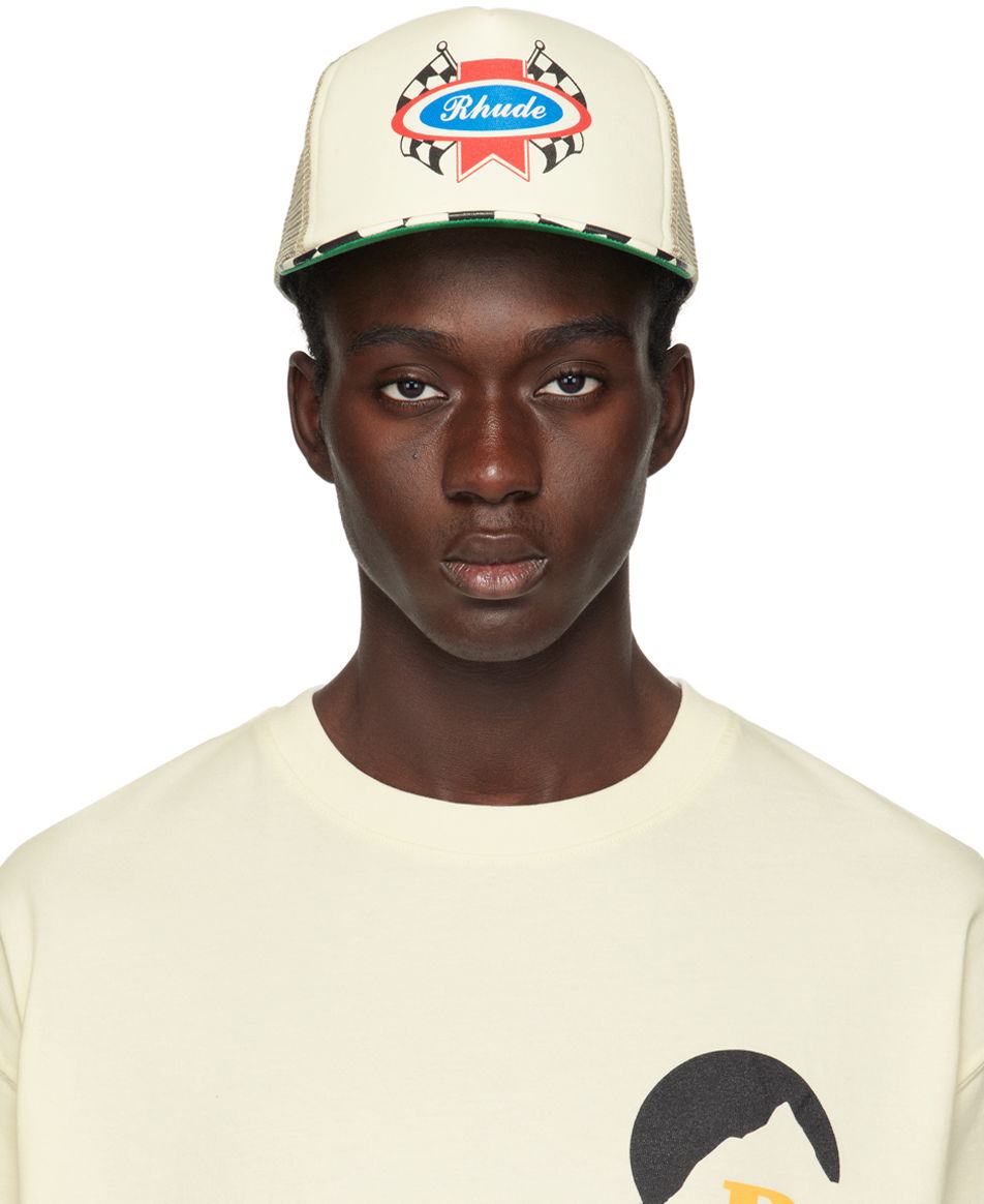Šiltovka Rhude Chevron Rally Cap "Off-White" Béžová | RHPS24HA01608019, 0