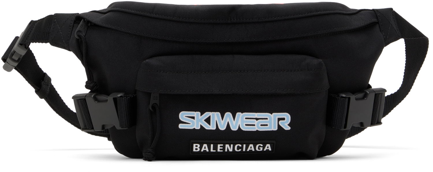 Ľadvinka Balenciaga Black Ski Belt Bag Čierna | 770881-2ABEN-1000, 0