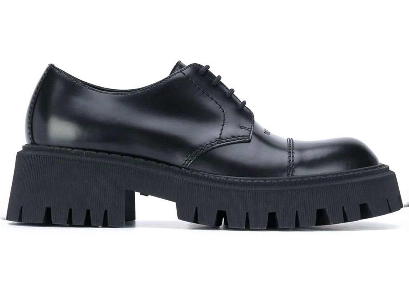 Tenisky a topánky Balenciaga Tractor "Black Leather" Čierna | 615697WA8E91000, 0