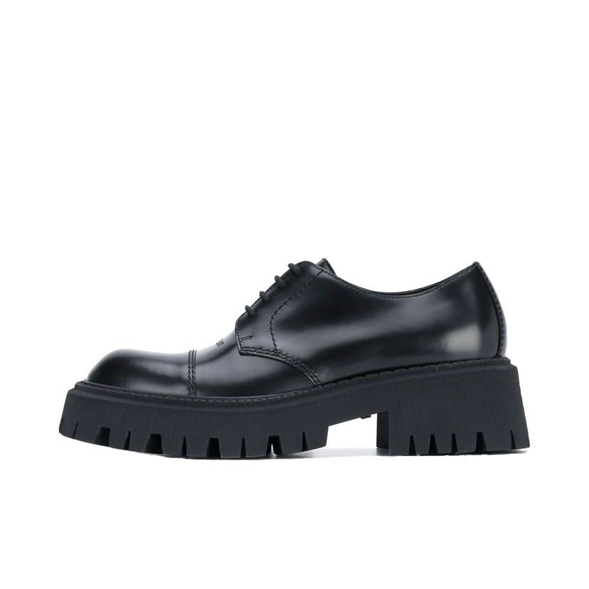 Tenisky a topánky Balenciaga Tractor "Black Leather" Čierna | 615697WA8E91000