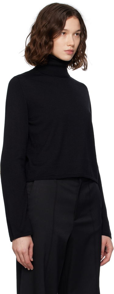 Sveter Maison Margiela MM6 Maison Margiela Knitted Cropped Turtleneck Béžová | S52HA0296 M13133, 4