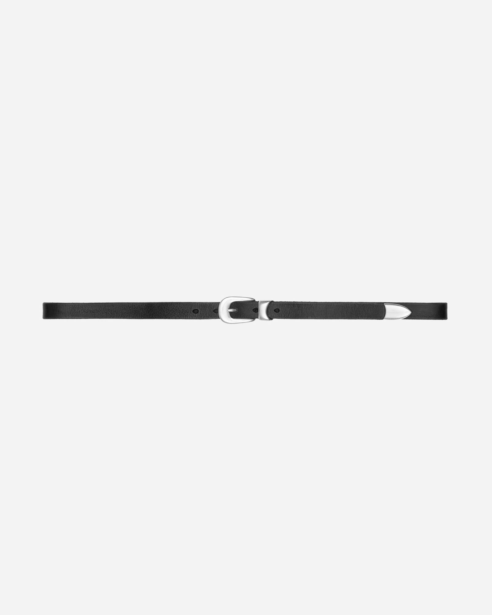 Narrow Leather Belt
