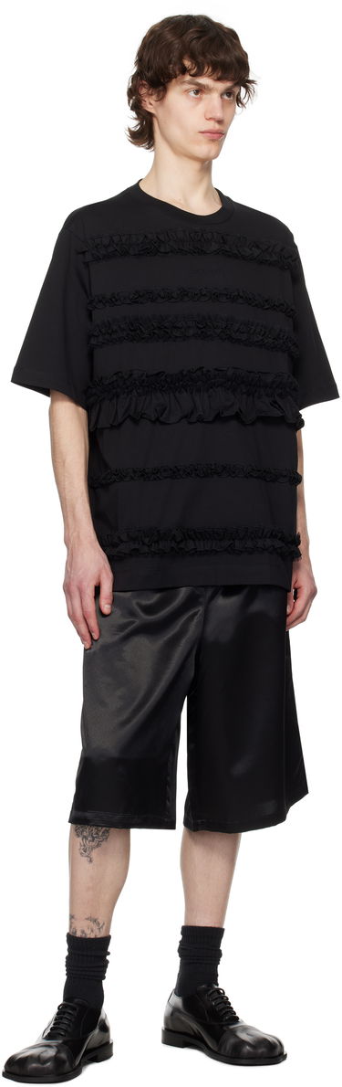 Tričko Simone Rocha Simone Rocha Ruffle Frill T-Shirt Čierna | 5325 0553, 3