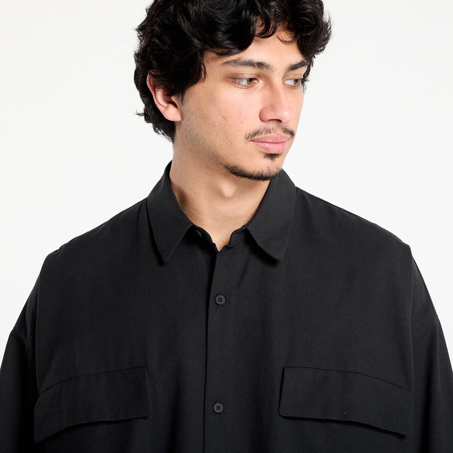 Košeľa Fear of God Fear of God Essentials Oxford Shirt Čierna | 186SP254420F-861, 1