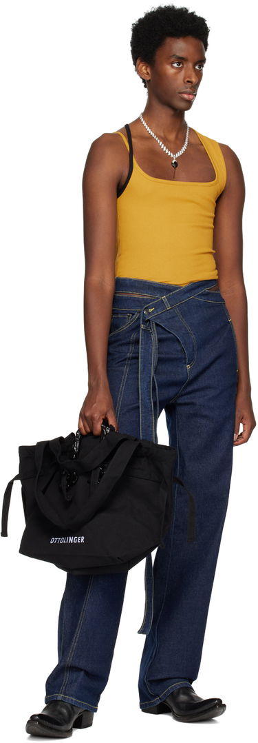 Džínsy Ottolinger Ottolinger Signature Wrap Jeans Modrá | 1700201E, 3