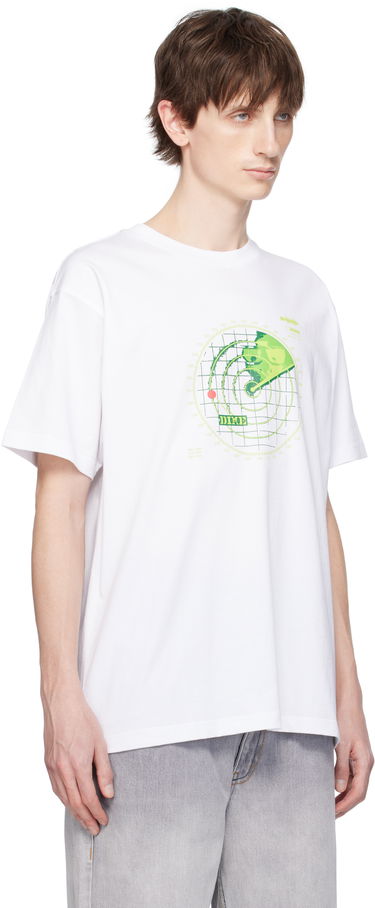 Tričko Dime Dime Radar Graphic T-Shirt Biela | DIMESP2557WHT, 1