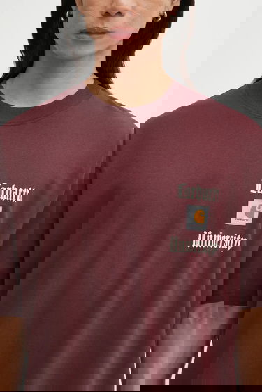 Tričko Carhartt WIP S/S Schooling Heart T-Shirt Vínová | I035455.33KXX, 3