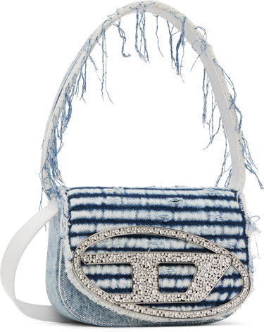 Kabelka Diesel Diesel 1DR Denim Shoulder Bag Modrá | X08396 P8040, 1