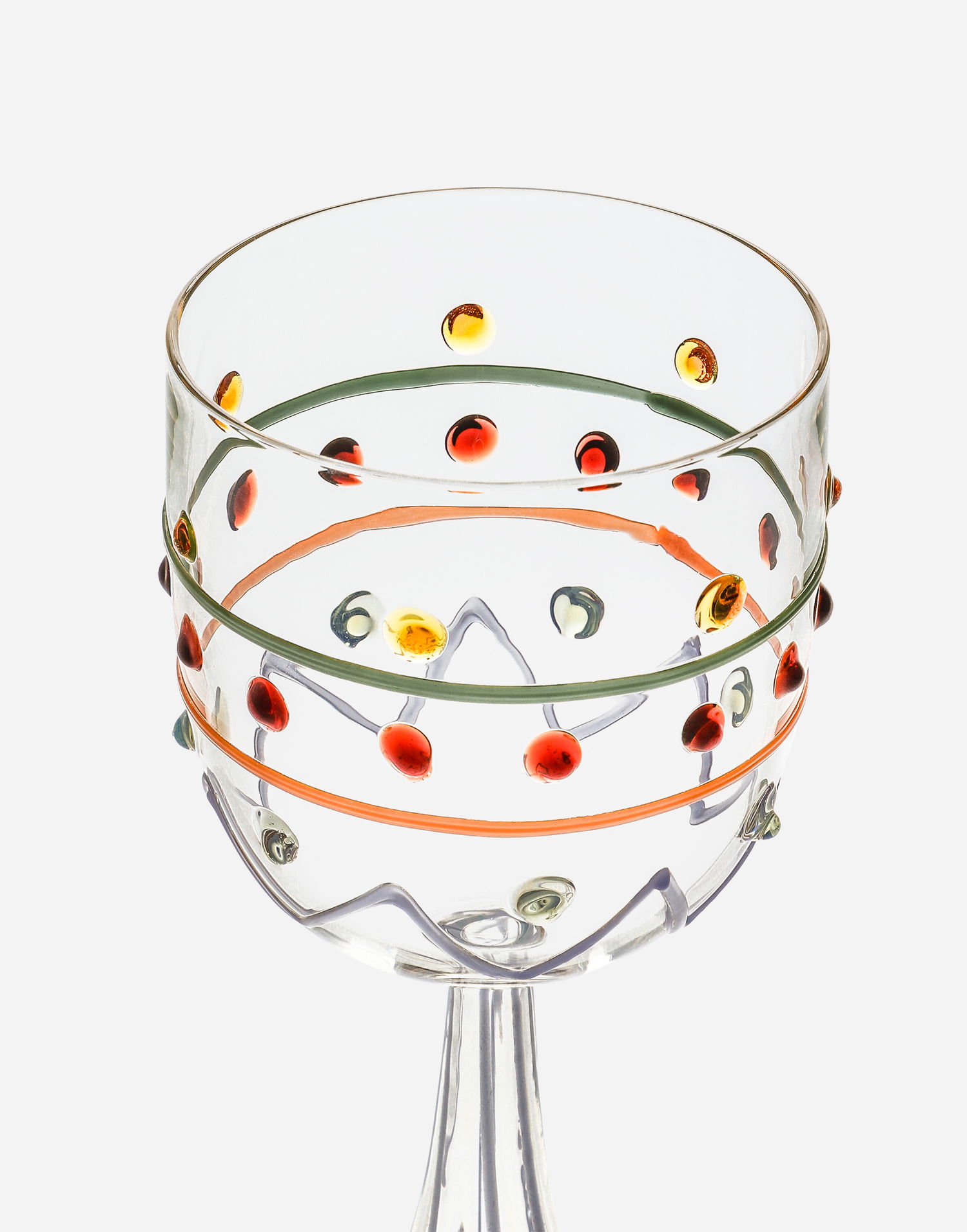 Home decor Dolce & Gabbana Multicolor Wine Glass Rôznofarebný | TCB002TCALVUC120, 1