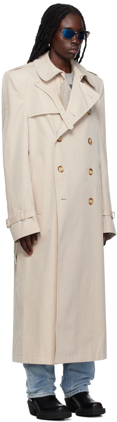 Trenčkot VETEMENTS VTMNTS Tailored Trench Coat Béžová | VL18CO300W, 1