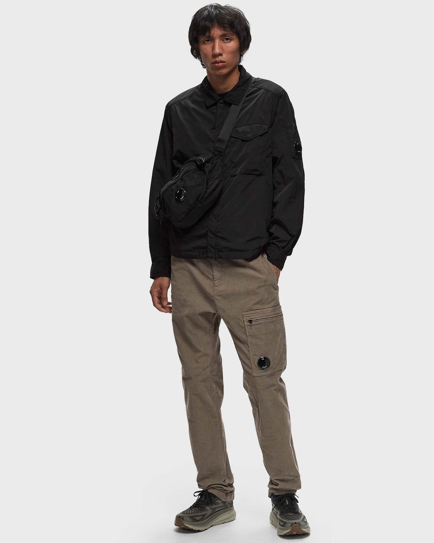 Bunda C.P. Company CHROME-R LENS OVERSHIRT Čierna | 17CMOS095A005904G-999, 1