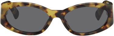 Slnečné okuliare Jacquemus Tortoiseshell 'Ovalo' Sunglasses Hnedá | JAC4C9SUN, 0
